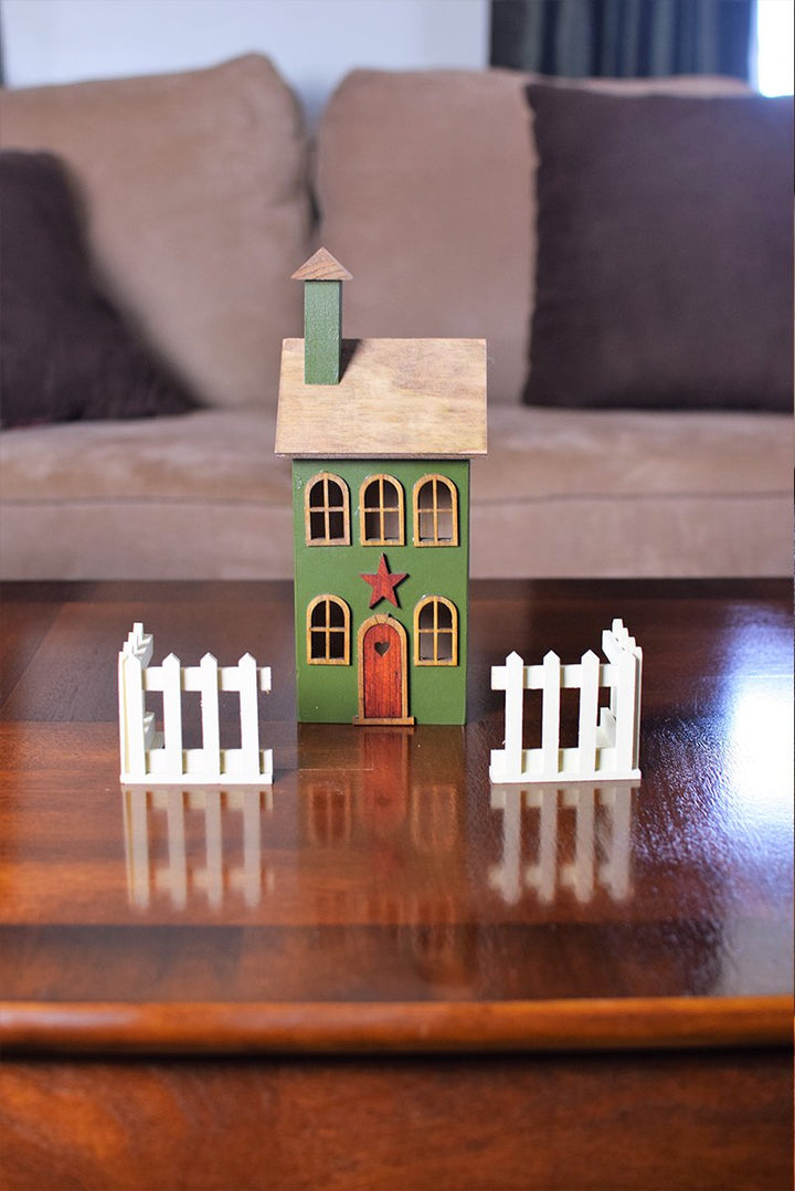 Picket Fence - White Corner Pack of 5