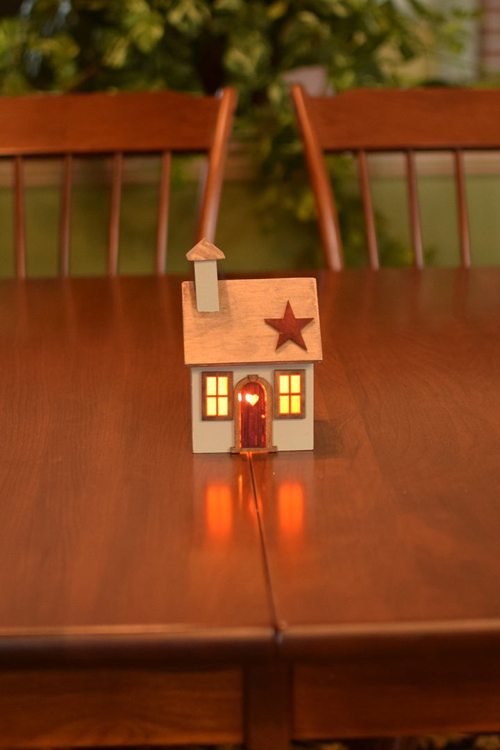 House Lit with Electric Light