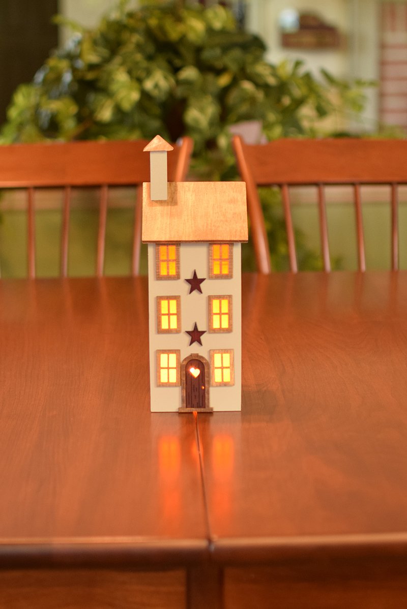 House Lit with Electric Light