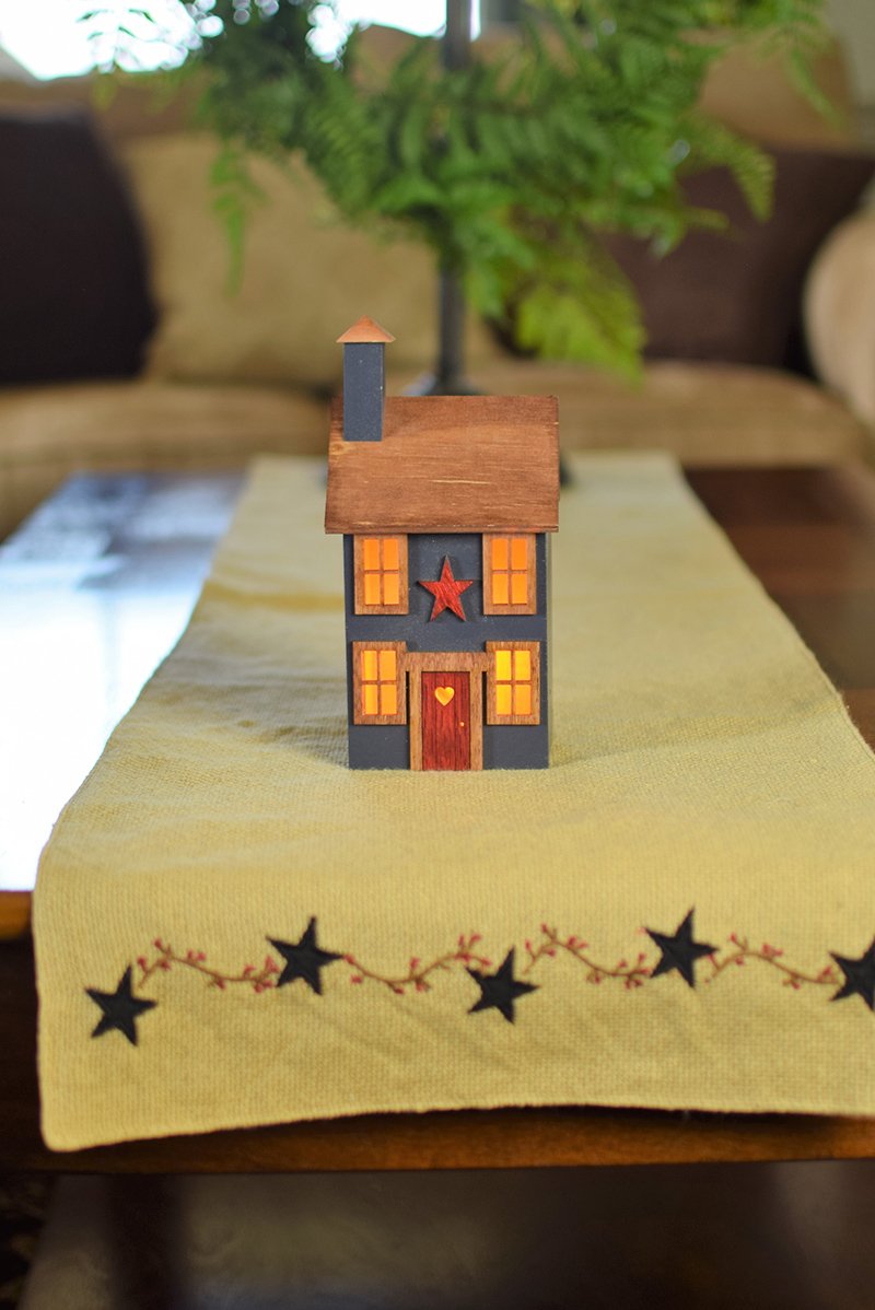 House Lit with Electric Light
