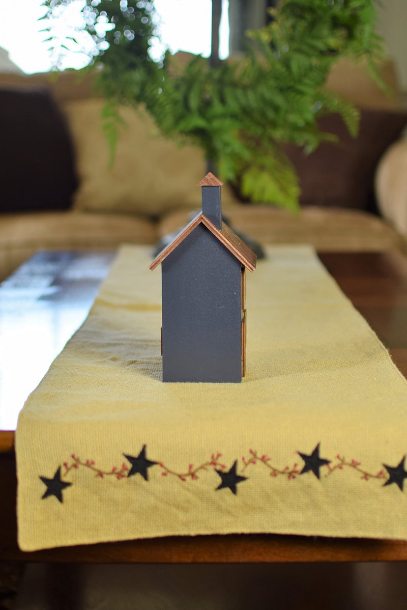 Left Side of wooden house