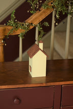 Wooden four window house Left Side