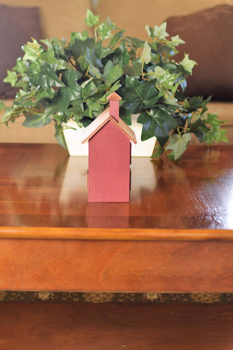 Left Side of wooden house