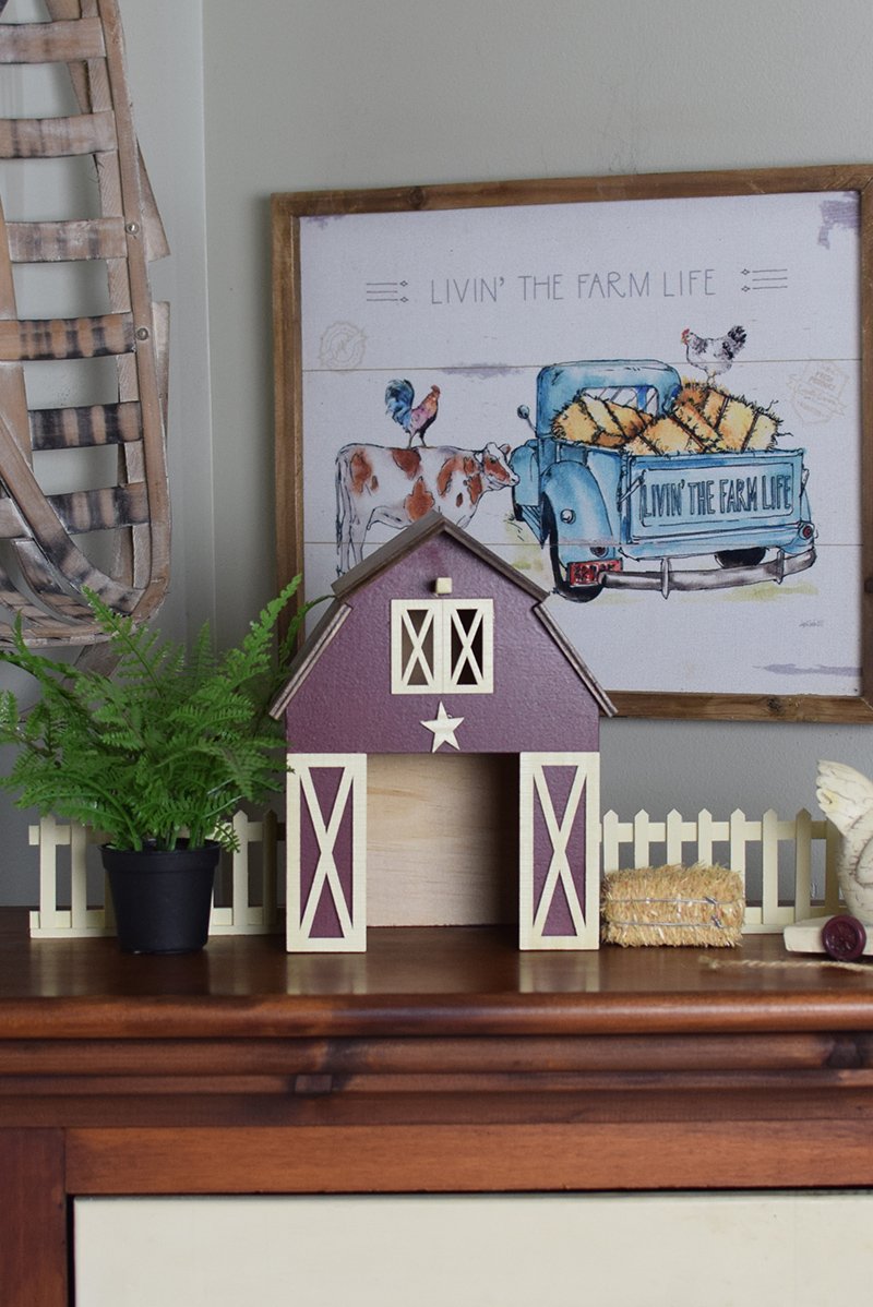 Wooden barn