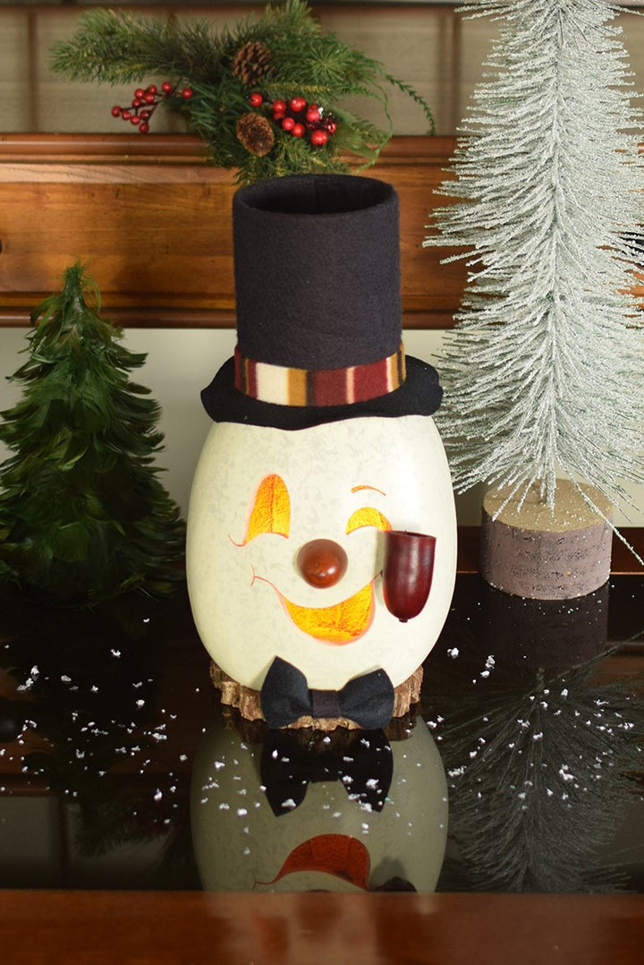 Clyde - Medium Lit Snowman