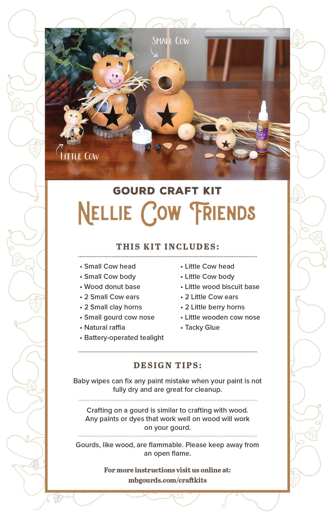 Craft Kit - Nellie the Cow