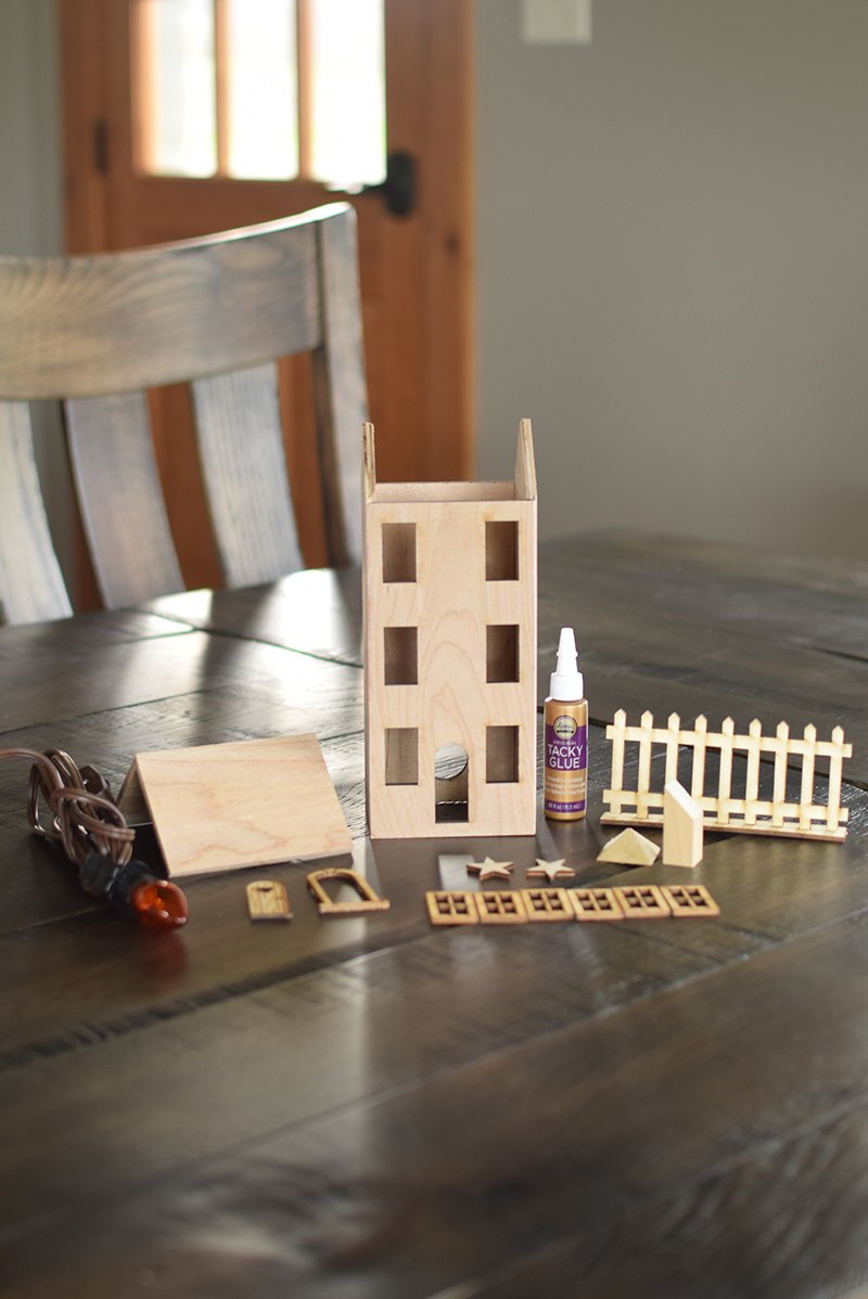 Village Luminary Craft Kit - 6 Window House