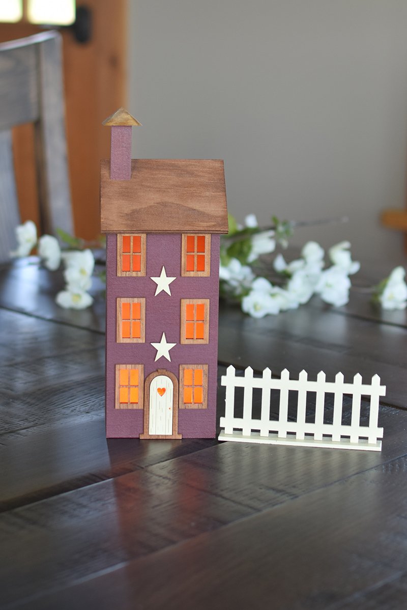 Village Luminary Craft Kit - 6 Window House