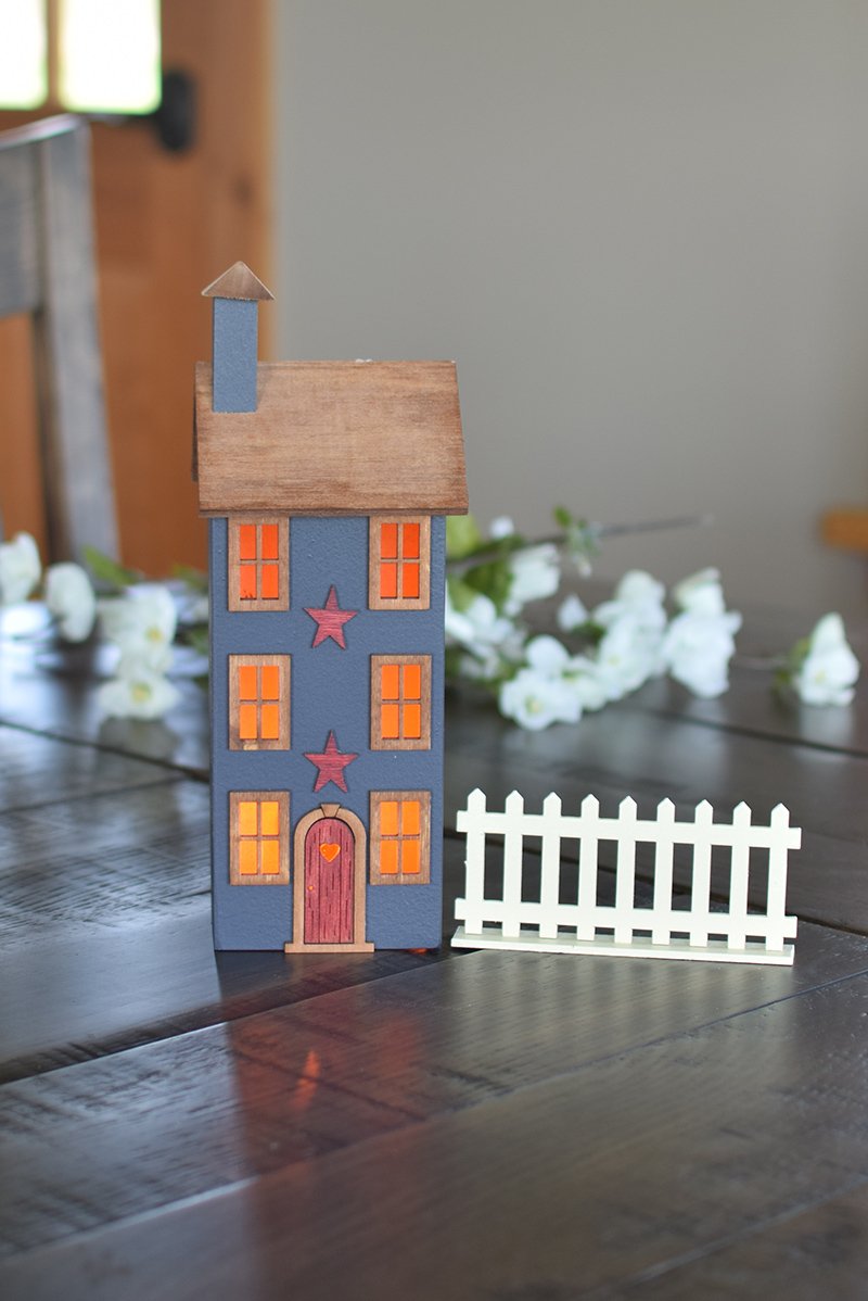Village Luminary Craft Kit - 6 Window House