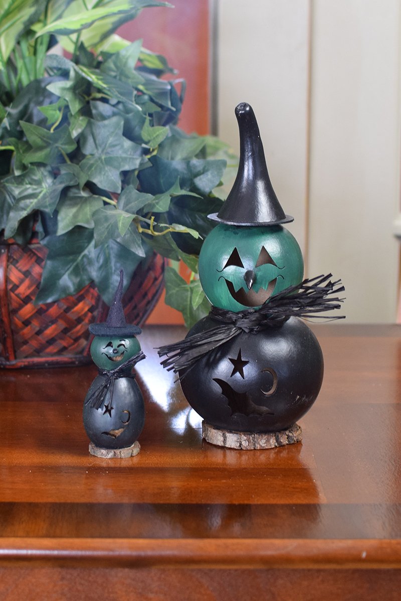 Witch gourd kit finished