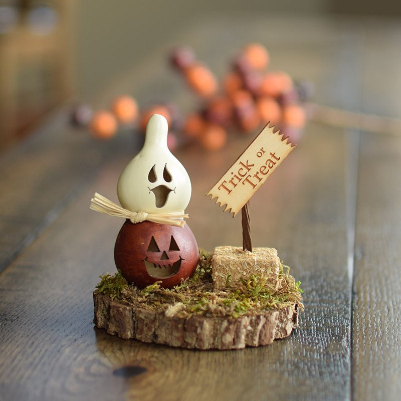 Little Casper Jack gourd scene  at Meadowbrooke Gourds