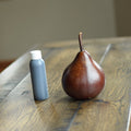 Dye bottle and small dyed gourd
