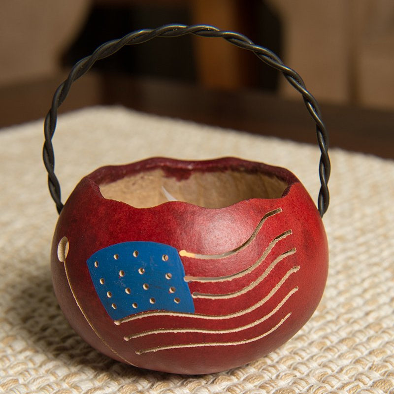American flag basket