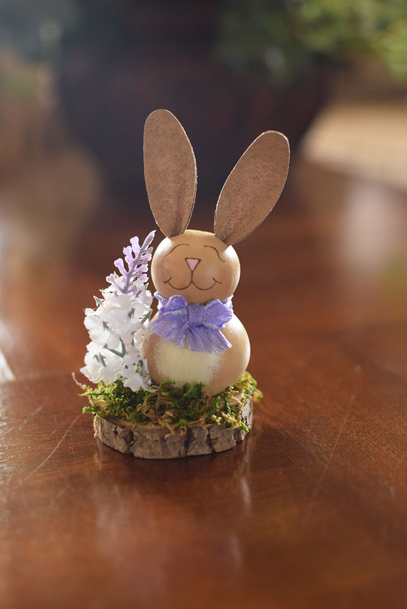April Bunny Scene Gourd Spring Decor – Meadowbrooke Gourds