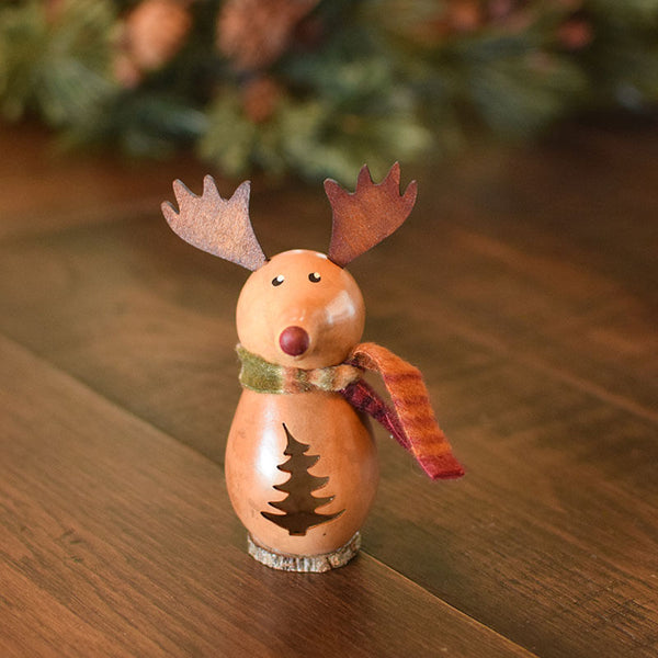 Lil Miles Moose Winter Christmas Affordable Gift Gourd Decor