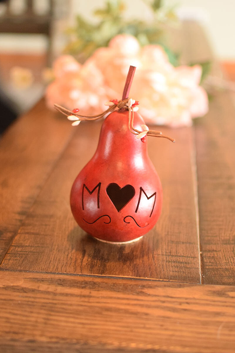 Miniature Mom Gourd at Meadowbrooke Gourds